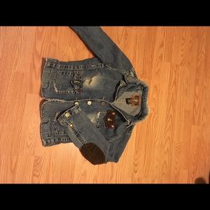 TR jean jacket destroyed !!